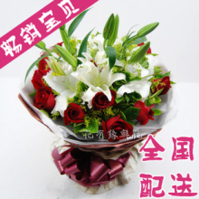 玫瑰百合深圳鲜花速递福田罗湖南山宝安龙华龙岗布吉生日送花快递