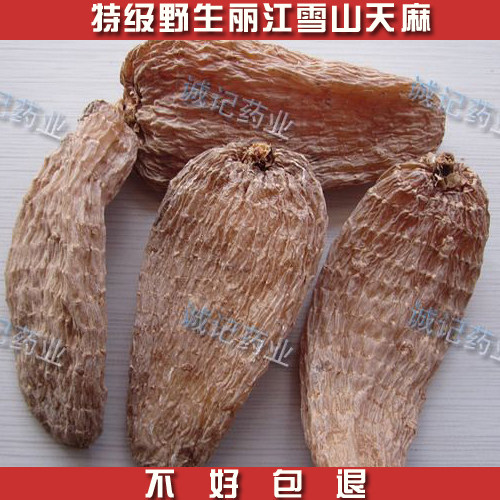 云南野生天麻丽江特级野生原皮红天麻/雪天麻250克/头晕目眩 包邮