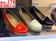 正品代购 思加图 2012春季新款女<span class=H>鞋</span> 漆皮坡跟<span class=H>厚底</span>松糕单<span class=H>鞋</span> 9EF03