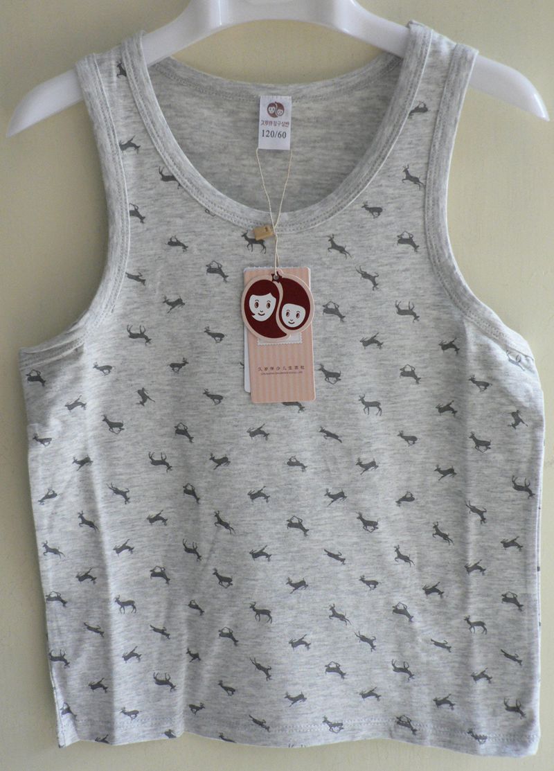 quality goods Long years of age with Underwear Boy A summer modal Thread Hurdle vest 30603in the Children/Baby/Family fitted , Children's Underwear , Warm coat category - from Buy2taobao.com to provide professional Taobao agent buy service
