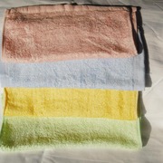 竹纤维毛巾 吸水毛巾 婴儿小方巾竹炭儿童小毛巾比纯棉好十条