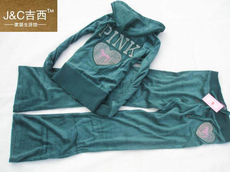 <span class=H>pink</span> 2012新品运动休闲卫衣韩版秋装字母绣花贴钻 长袖天鹅绒女装