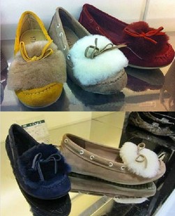  正品代购思加图12秋款平跟绒面羊毛女单鞋M1101 1101 M1102D 1102