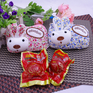  爱哆哆商城红蛋喜饼诞生礼乖乖兔创意拉链包礼盒+2新鲜喜蛋无添加