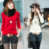 中国购物针织秋冬新款 韩版加厚<em>毛衣</em>女中长款