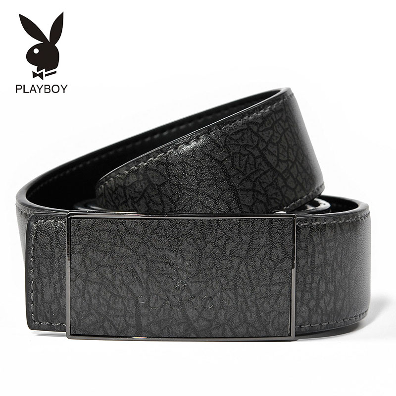 summer new pattern Plate buckle belt quality goods PLAYBOY Dandy cowhide man Smooth buckle Belt Korean Editionin the Accessories/Leather belt/Hat/Muffler , Belt/Leather belt/Yaolian category - from Buy2taobao.com to provide professional Taobao agent buy service
