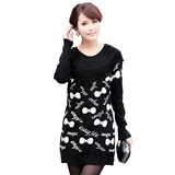 2011冬款贝蕾地 女童中领 <em>圆领毛衣</em> 全棉线衣 