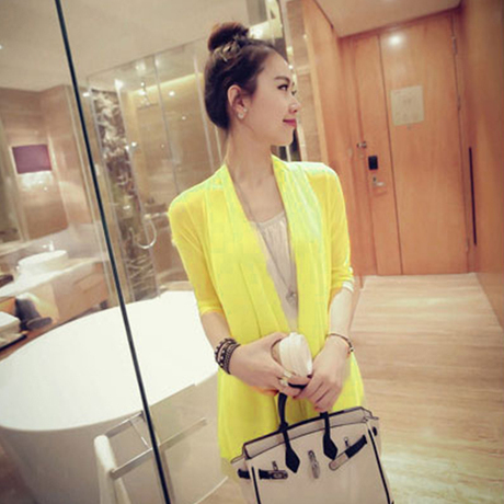 韩版<em>雪纺</em>拼接<em>中长款防晒衫</em>女<em>开衫</em>-淘宝网