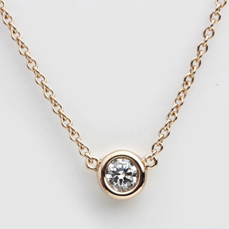 S gold 18K white gold diamond necklace diamond pendant diamond rose gold lock necklace pendant bone woman