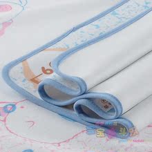 婴儿柔软纯棉防漏隔尿垫/隔尿巾/卡通带身高尺/三种型号[1N044]