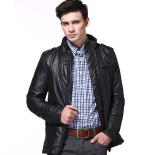  霞湖世家 秋冬新款男式短款棉衣 男士立领棉服 男装 外套