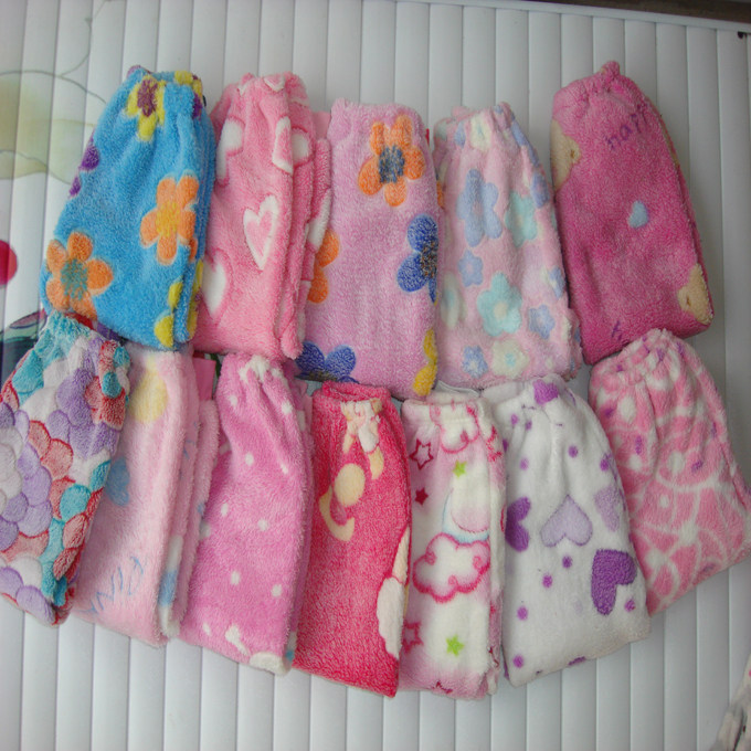 儿童<em>运动</em>裤,凹凸珊瑚绒儿童家居裤保暖印花裤