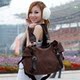 dhh韩版2012春季新款女包帆布包单肩斜跨包欧美简约个性潮大包包
