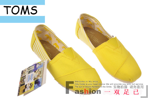 最聚人气正品<span class=H>TOMS</span>帆布鞋旅游鞋情侣鞋单鞋女鞋平底鞋棉布鞋