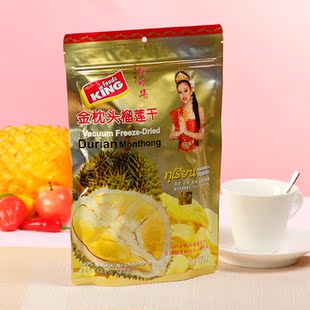  榴的华榴莲干100克泰国进口正品金枕头榴莲100g 零食特产假一罚万