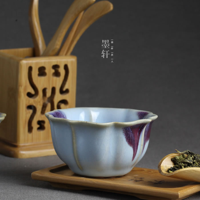 品质茶生活钧窑茶具正品功夫茶杯钧瓷茶具 宝相杯 特价促销中|msdalam kategori pinggan mangkuk, set teh, Cup - dari Buy2taobao.com untuk memberikan perkhidmatan ejen Taobao profesional membeli