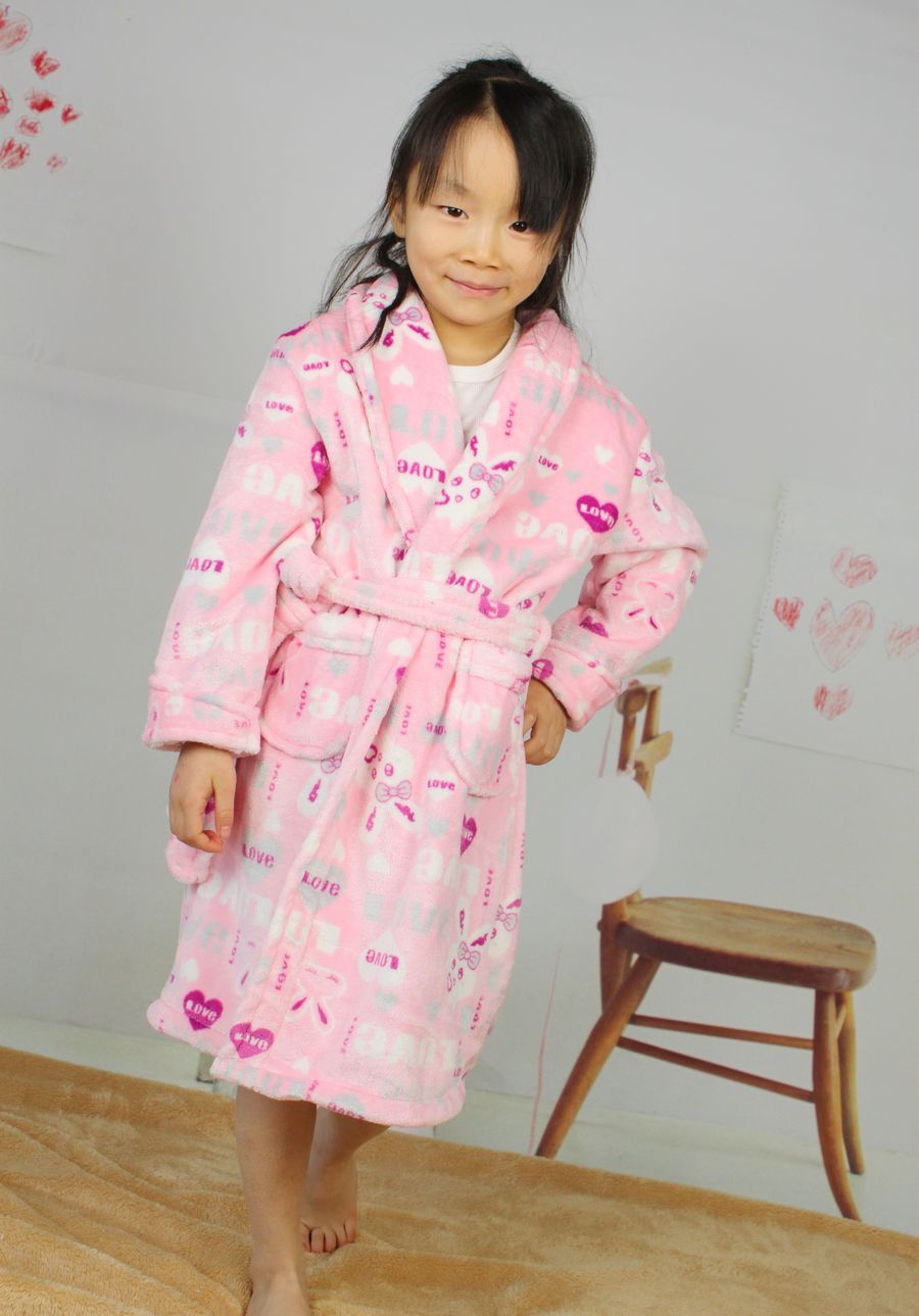 家居服女童珊瑚絨睡袍 粉色 兒童睡袍 01245在類目 童裝/嬰兒裝/親子裝, 兒童家居服, 家居袍/睡袍中 - 來自Buy2taobao.com提供專業的淘寶代購服務