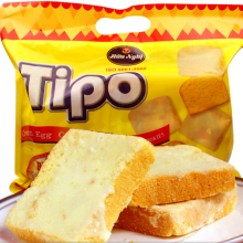 越南进口TIPO面包干 白巧克力面包干/饼干正品 假一赔万 进口零食