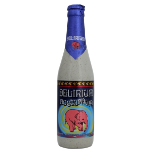  【进口啤酒】比利时Delirium Nocturnum深粉象啤酒/迪力黑啤330ml