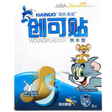 简家 三金冠 海氏海诺创可贴防水型6片袋装 P1249