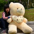 超人气 熊公仔 正版 泰迪熊 娃娃 超大毛绒玩具 1.6米 生日礼物