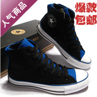  匡威CONVERSE专柜正品李宇春同款帆布鞋双层双色高帮帆布鞋男女款