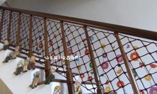 楼梯防护网 幼儿园楼梯防护网 儿童安全绳网 服