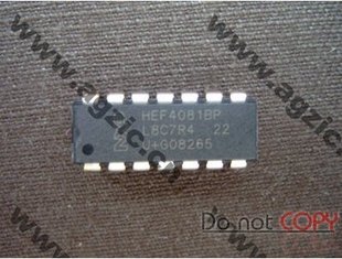 原装4路芯片2输入与门 CD4081 HEF4081BP