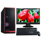 C组装电脑 电脑主机 Intel双核E5700 500G 19液晶 电脑台式整机
