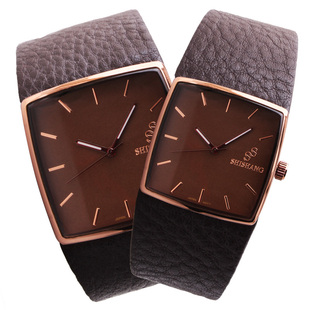  香港正品情侣手表女韩国时尚情侣表一对复古表朋克大表盘学生女表