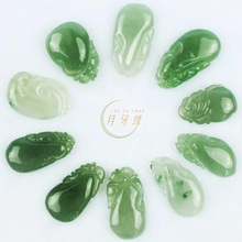 天然a货翡翠 冰种貔貅花件吊坠女 翡翠项坠配925纯银项链 带证书