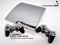 索尼 ps3 slim 碳纖維保護膜 貼紙 全身保護貼-高級灰