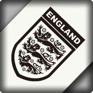 暴风车贴-南非世界杯-英格兰国家队标志-反光贴