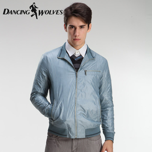  与狼共舞春装专柜价739男士亮面休闲立领夹克外套 293101653