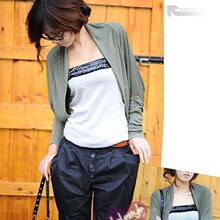 2011韩版女装 春秋季新款新品 热卖<span class=H>好评</span> 薄款百搭针织衫开衫