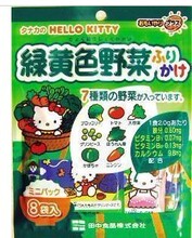日本田中Hello Kitty 七种蔬菜拌饭料组合包*1小包试吃