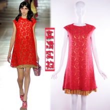 Ǻ��С����3��17�շ���������miu mi*��ɫ��Ứ�껨����˿����ȹ