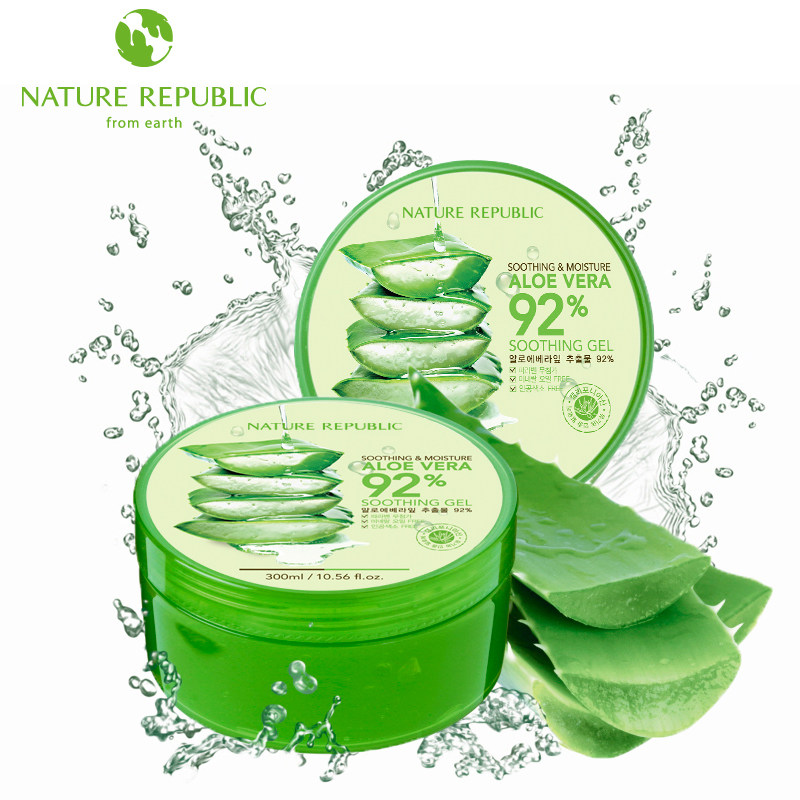 韩国Nature Republic自然乐园芦荟胶芦荟面膜*2包邮