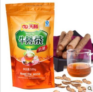  徐州天利片茶天利牛蒡茶100克正品5包包邮