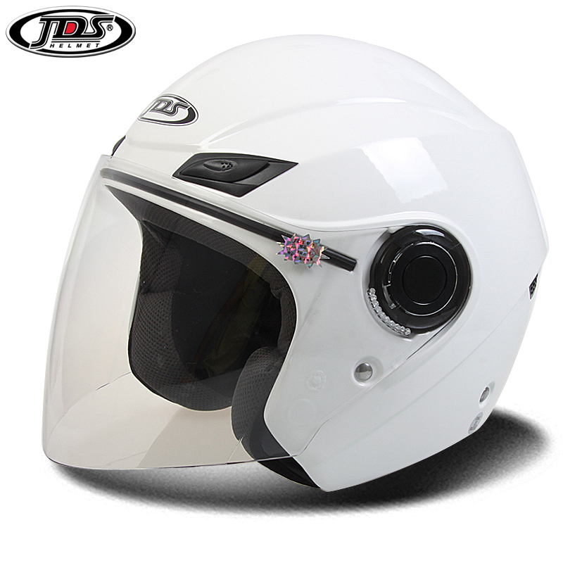 佳德士头盔 JDS627 摩托车头盔 半盔 白色