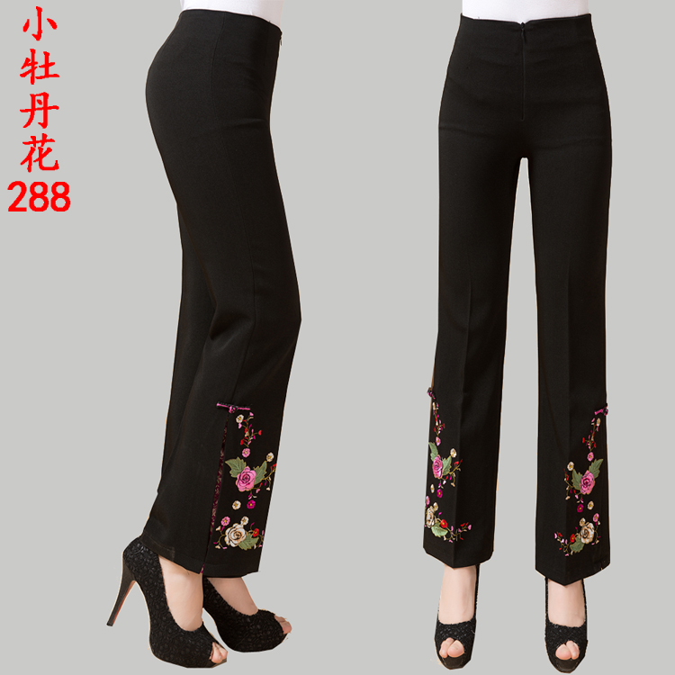 特价中年女装唐装春夏中老年妈妈装微喇裤女裤绣花休闲女士长裤|msdalam kategori Butik wanita / wanita, pakaian/pakaian kebangsaan/peringkat pakaian, pakaian/pakaian Cina, seluar - dari Buy2taobao.com untuk memberikan perkhidmatan ejen Taobao profesional membeli