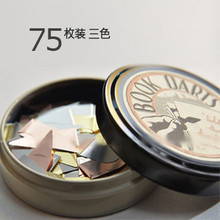 美国正品 Book darts 75枚铁盒装 三色金属书签 限量银色罐 包邮