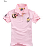 2010夏装新款加大码精品女装纯棉短袖T恤POLO衫/女士短袖翻领T恤