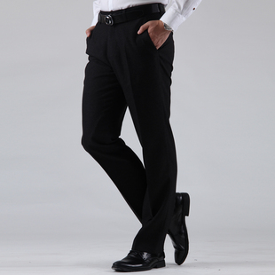  【新品首发】罗蒙正品 男士商务直筒中腰 仿毛厚款西裤 #3X27049