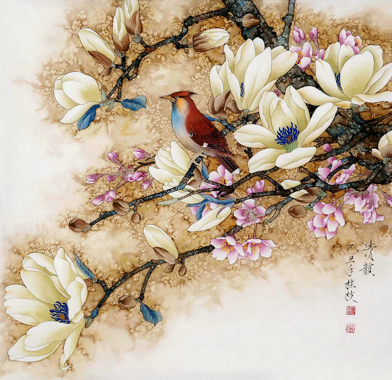 苏绣DIY套件初学 线量足 可指导 手工苏州刺绣装饰画 清韵玉兰在类目 居家布艺, 刺绣套件, 苏绣中 - 来自Buy2taobao.com提供专业的淘宝代购服务