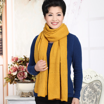<em>中老年女士围巾</em>秋冬毛线围巾加厚加大 - 达人购