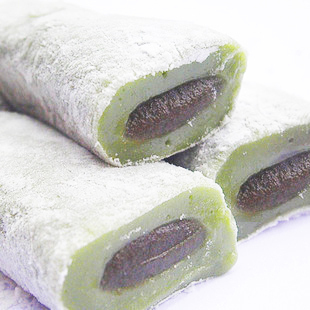  台湾特产零食 三叔公雪之恋手造麻糬 绿茶味麻薯 纯手工制作 180g