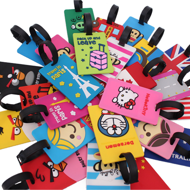 Travel Korea cartoon suitcase luggage tags checked card card card luggage tag
