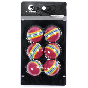[New products] Decathlon ball INESIS Golf stripe Stripes Balls X6