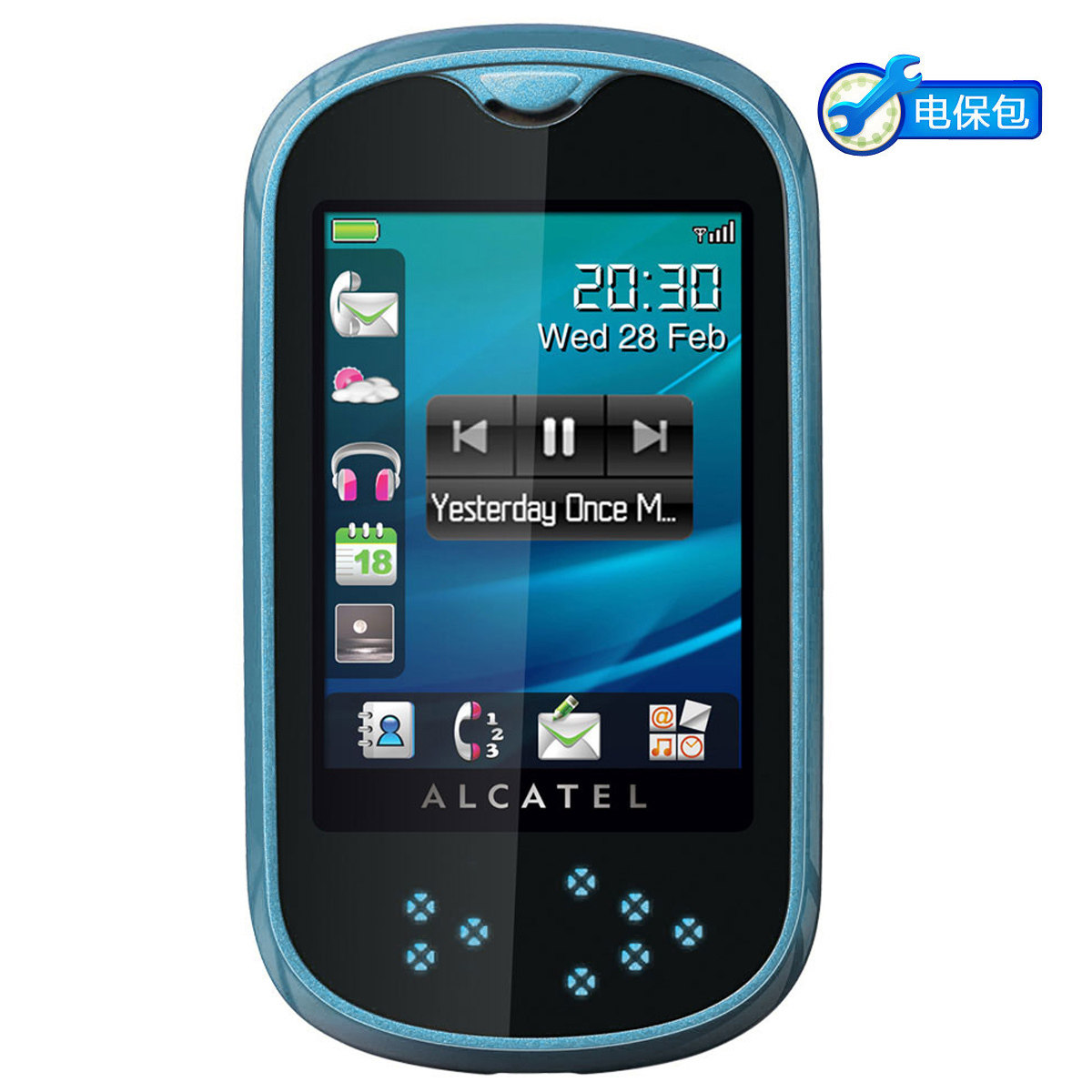 情人节专享 Alcatel/阿尔卡特 OT-708 正品原装 精灵触摸屏手机